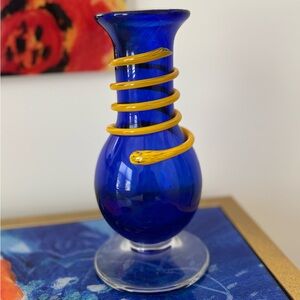 NWOT Sabina Handblown Art Glass Vase